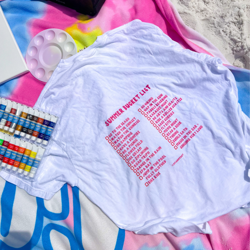 'Summer Bucket List' tee! π