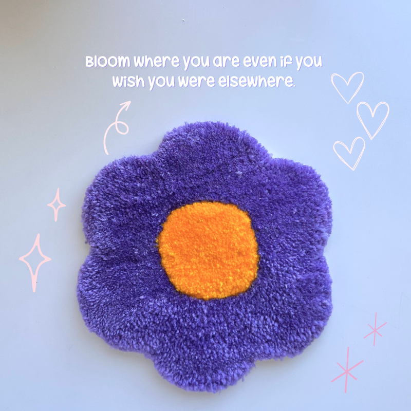 Tufted Coasters Flowers 🌸