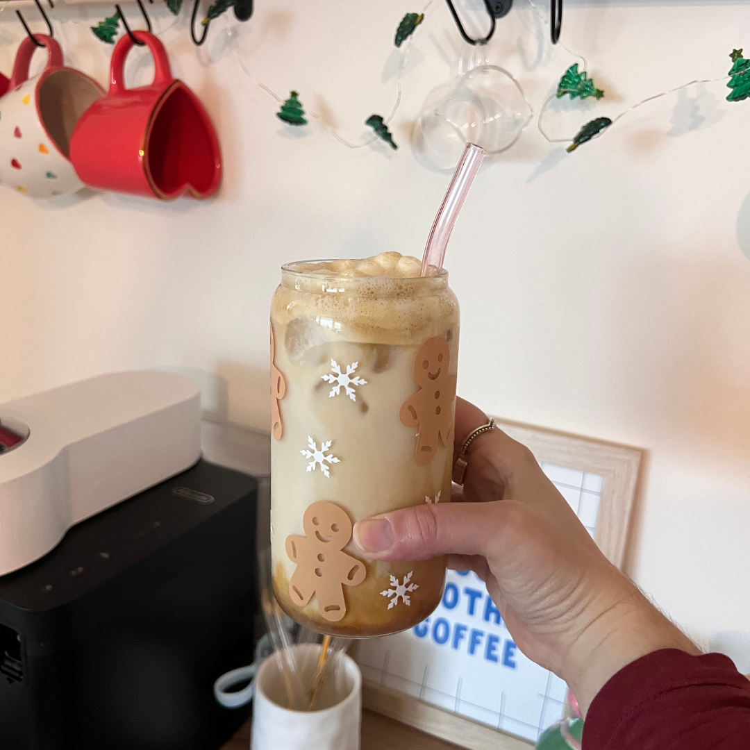 Gingerbread Man Glass π