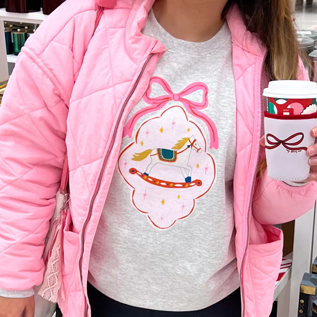 Holiday Carousel Crewneck