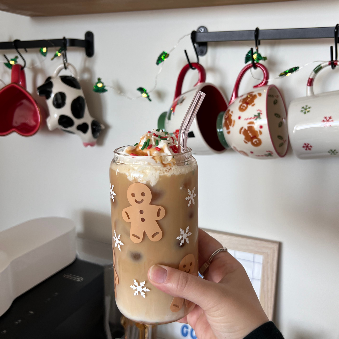 Gingerbread Man Glass π