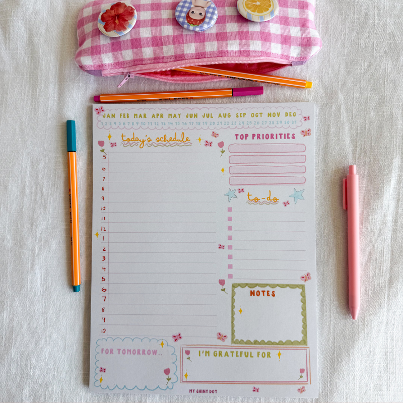 SPRING DAYS DAILY NOTEPAD