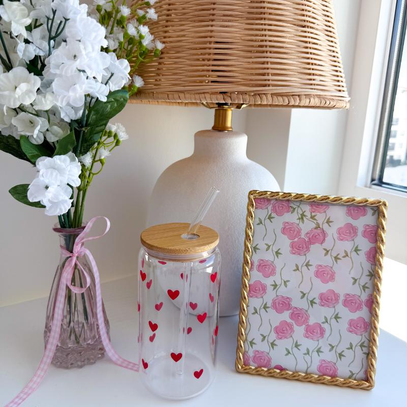 Heart Glass Cup