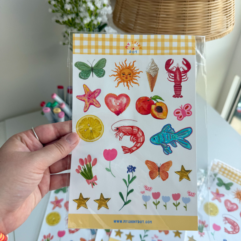 Summer Days Sticker Sheet