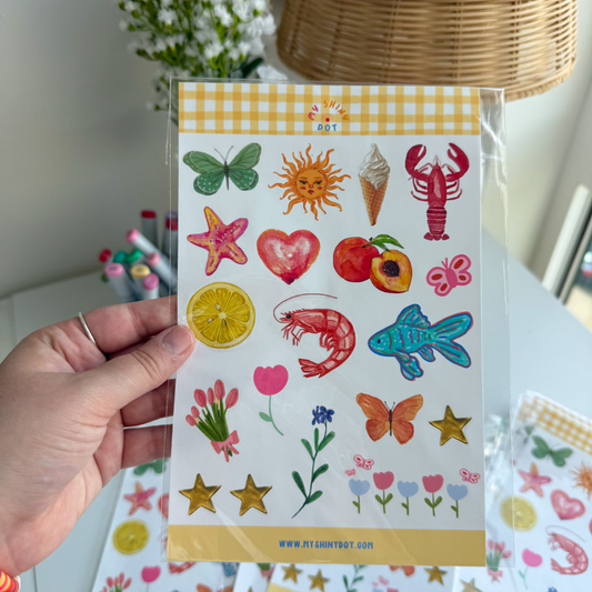 Summer Days Sticker Sheet