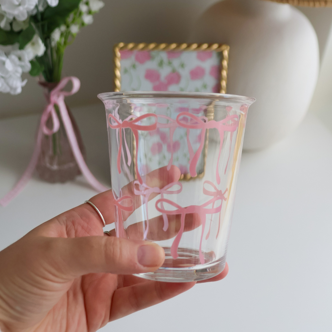 Bow Glass Coquette