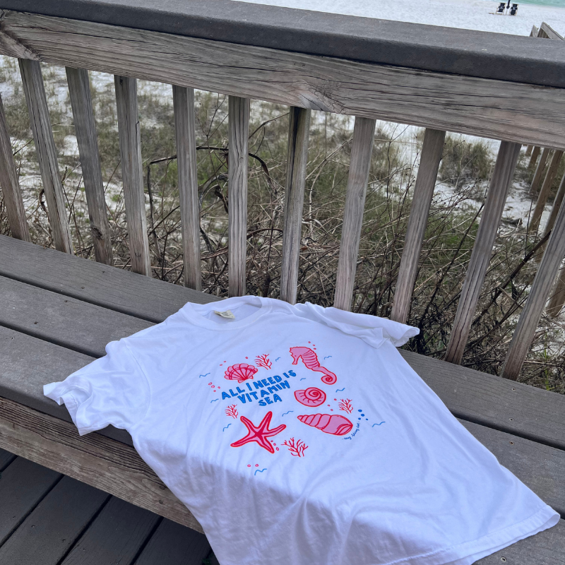 "All I Need is Vitamin Sea" Tee