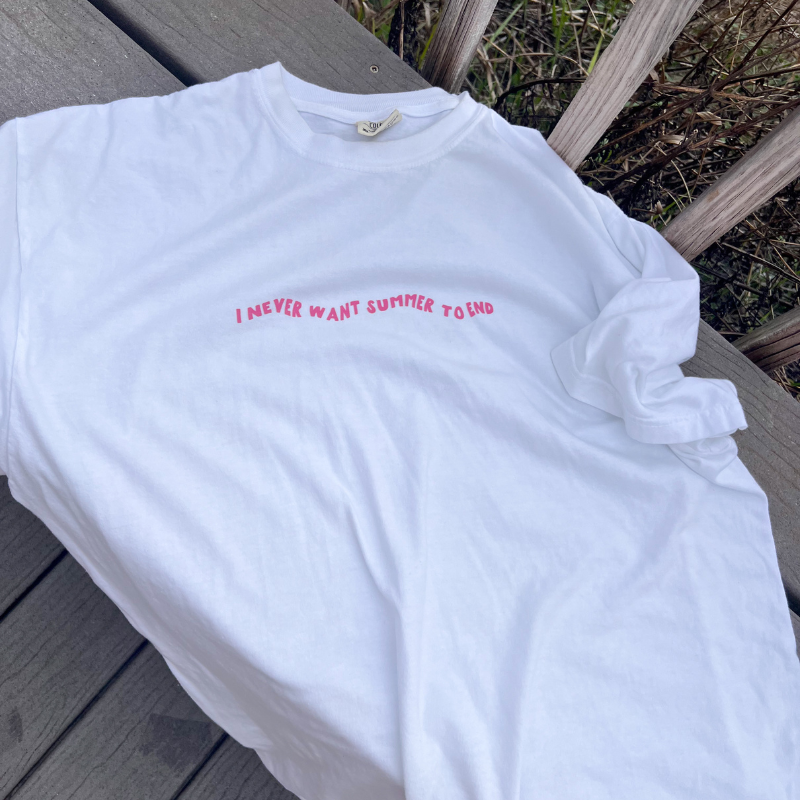 'Summer Bucket List' tee! π