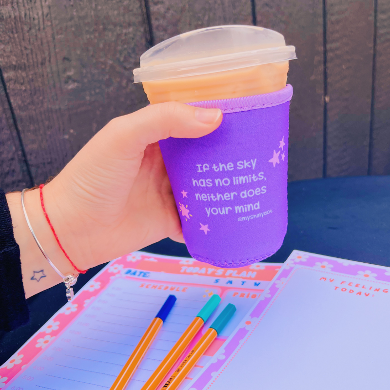 If the sky has not limits, neither does your mind - Coffee Sleeves