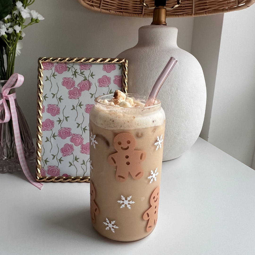 Gingerbread Man Glass π