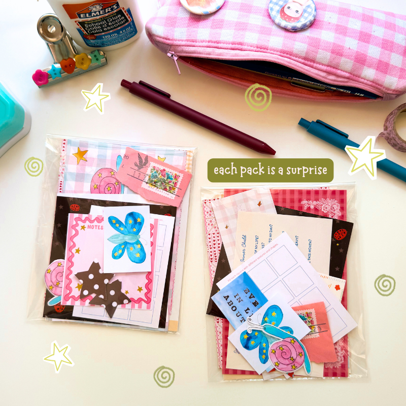 Junk Journal Scrap Packs