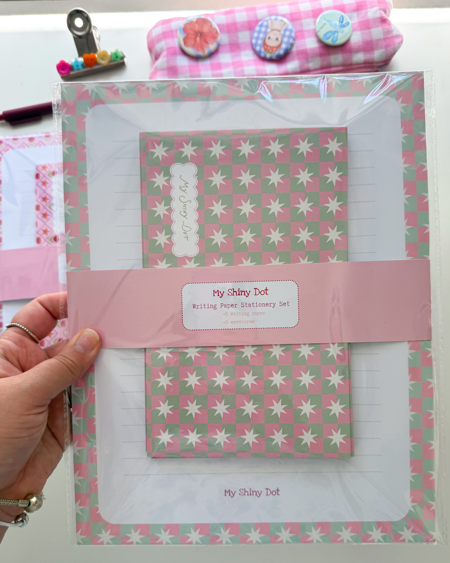 Hand-Illustrated Letter Writing Set — Sparkles & Daydream Collection
