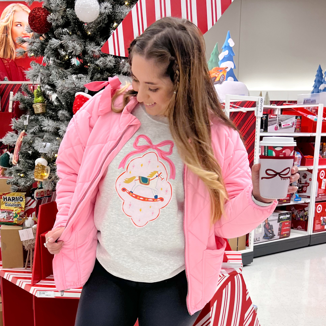 Holiday Carousel Crewneck