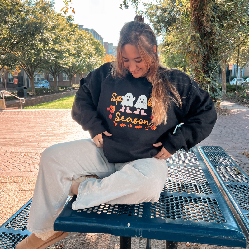 Spooky Season - Black Crewneck