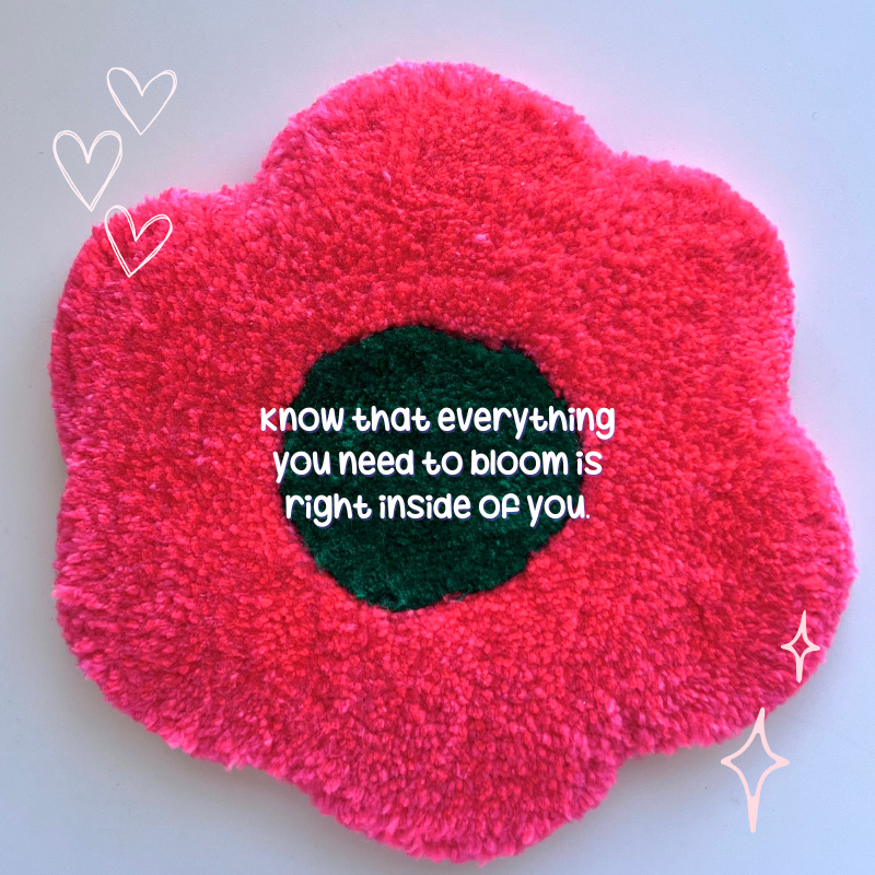 Tufted Coasters Flowers 🌸