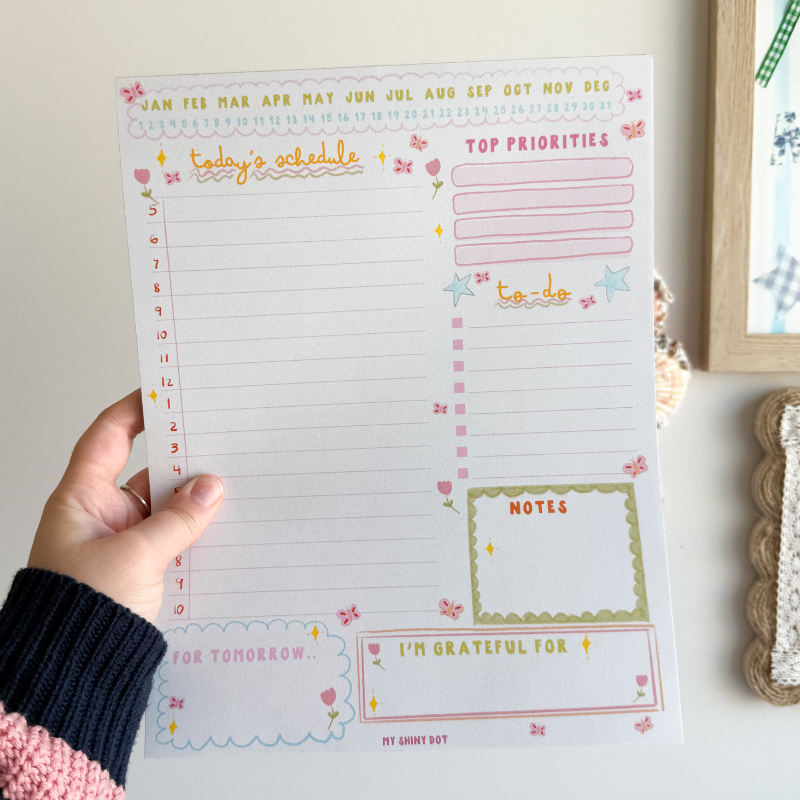 SPRING DAYS DAILY NOTEPAD