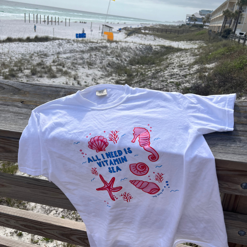 "All I Need is Vitamin Sea" Tee