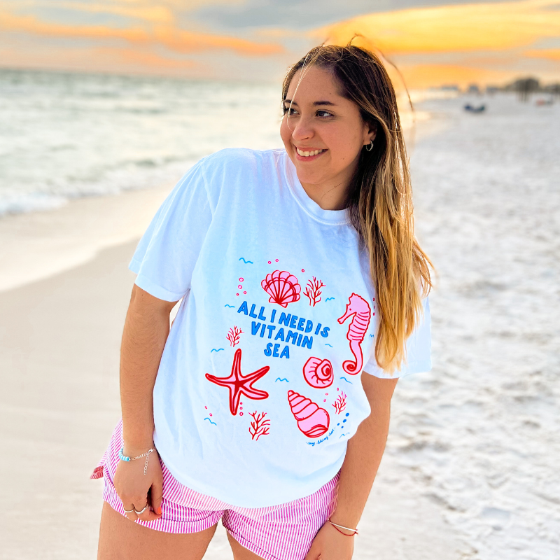 "All I Need is Vitamin Sea" Tee