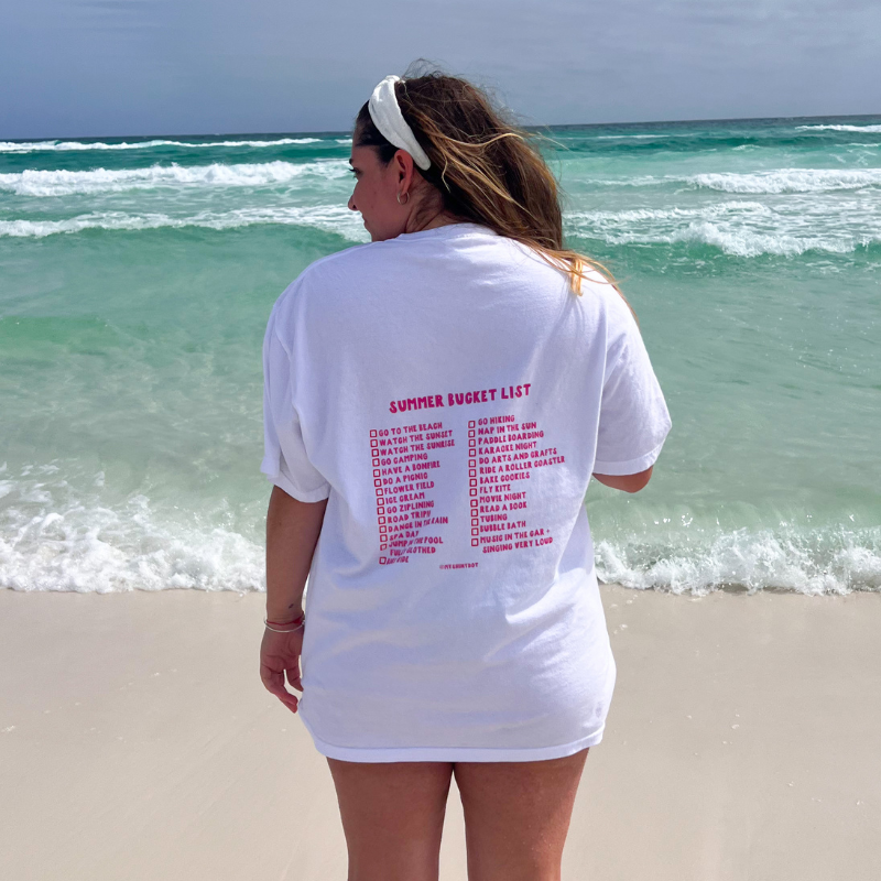 'Summer Bucket List' tee! π