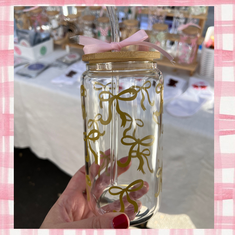 "In My Bow Era" glass