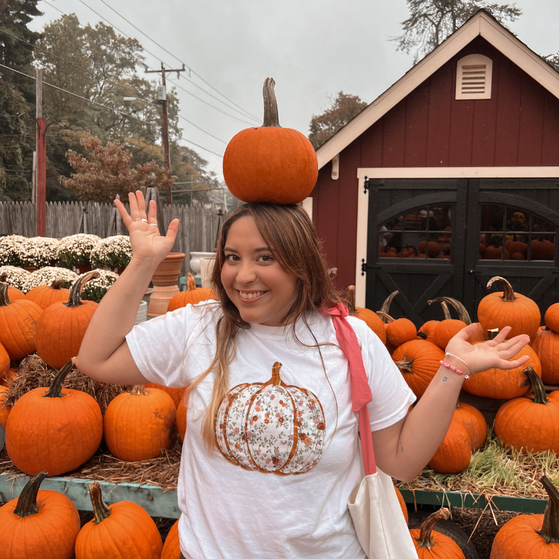 Patchwork Pumpkin Tee
