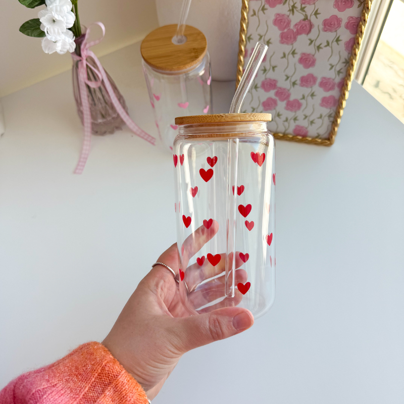 Heart Glass Cup