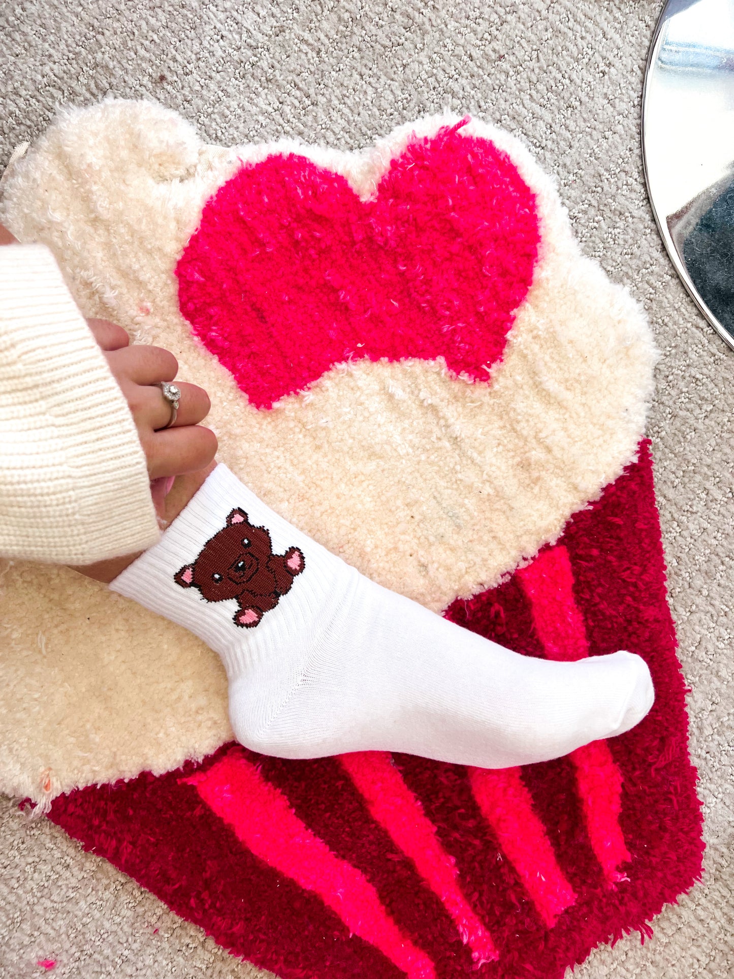Teddy bear socks 🧸