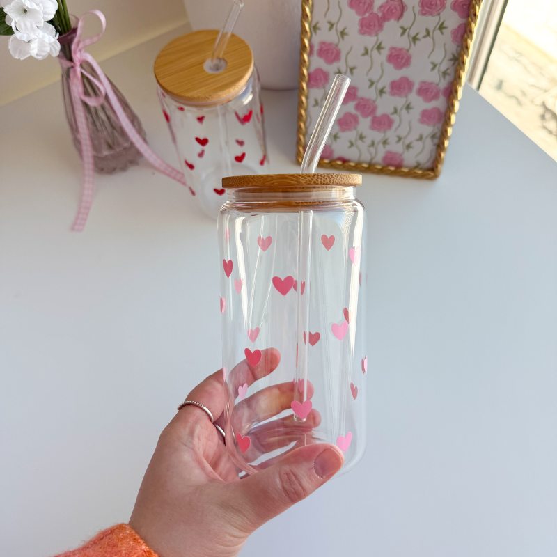 Heart Glass Cup
