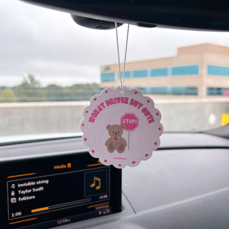 Worst Driver Bur Cute - Air Freshener