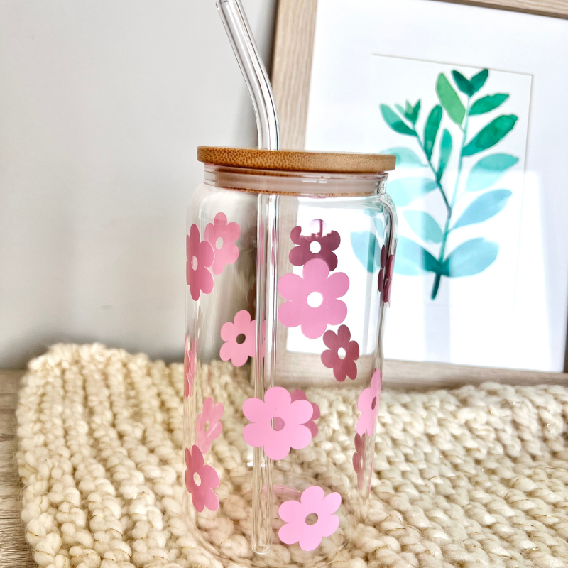 Spring Flower Glass