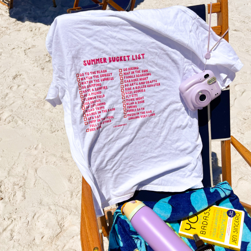 'Summer Bucket List' tee! π