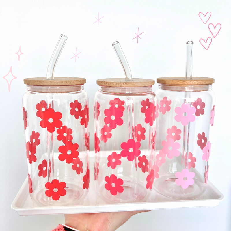 Spring Flower Glass