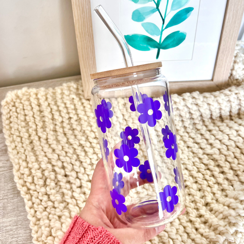Spring Flower Glass