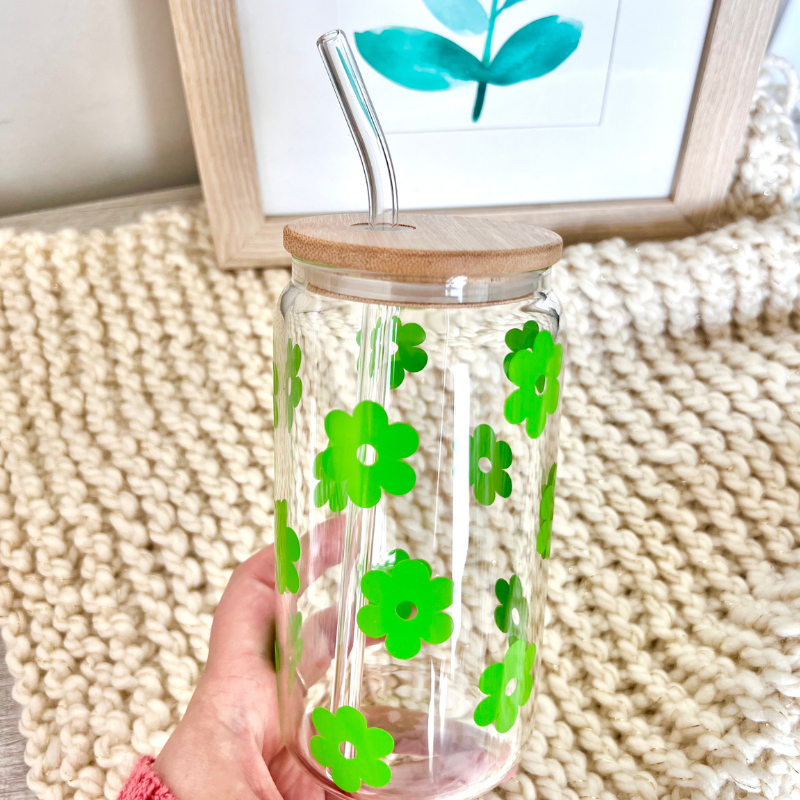 Spring Flower Glass