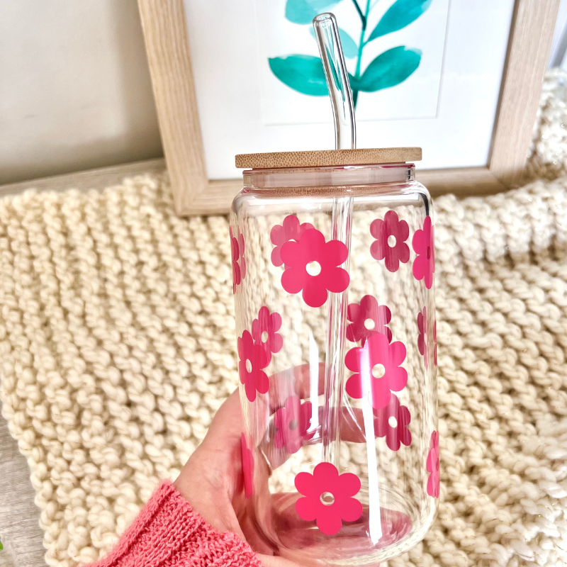 Spring Flower Glass