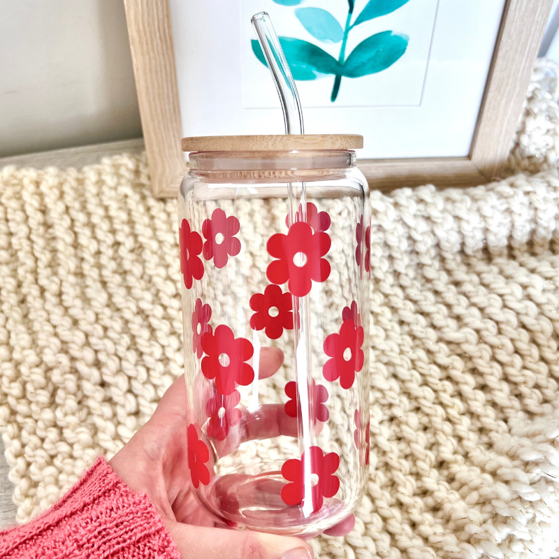 Spring Flower Glass
