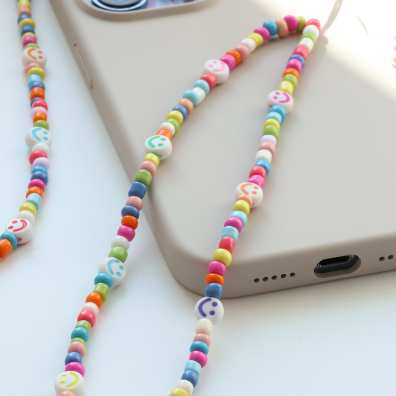 "Be Happy" Phone Charm