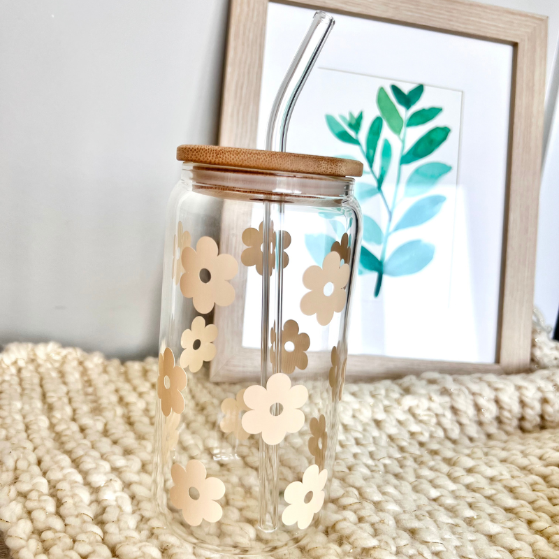 Spring Flower Glass