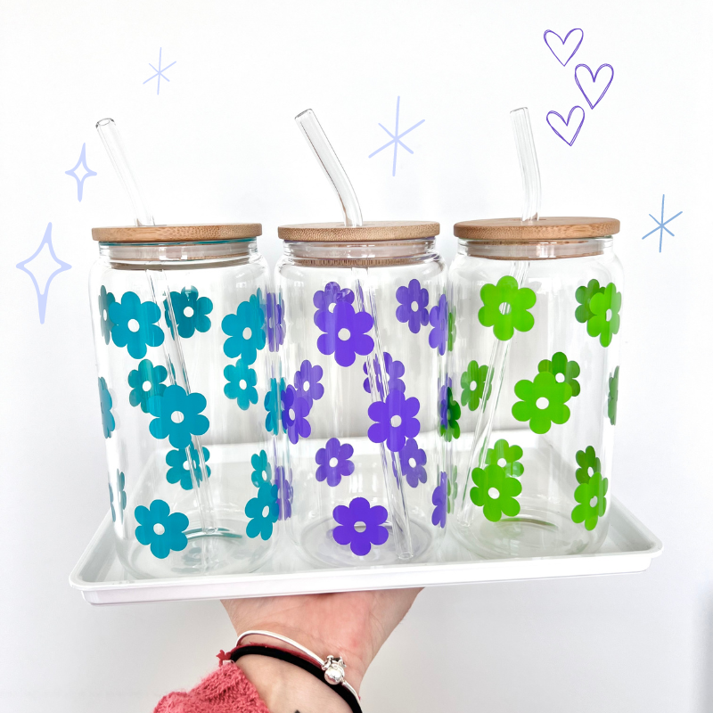 Spring Flower Glass
