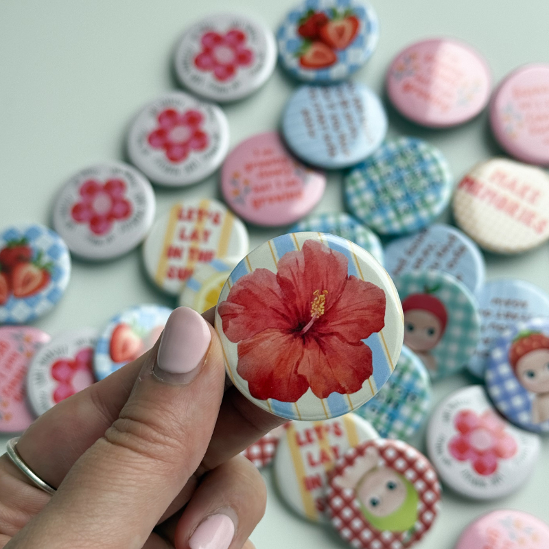 Fresh Summer - Button Pin