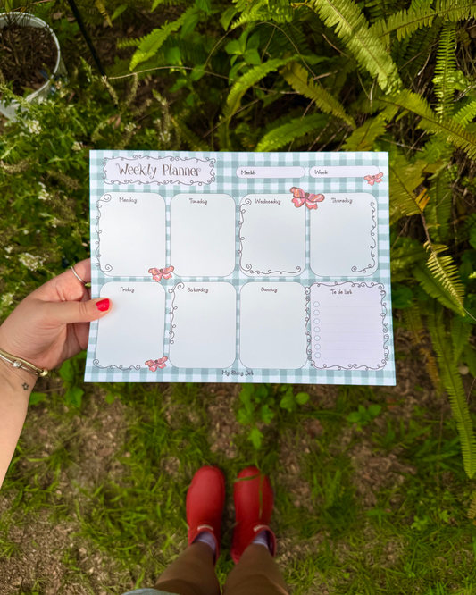 Butterfly Cottage Weekly Planner