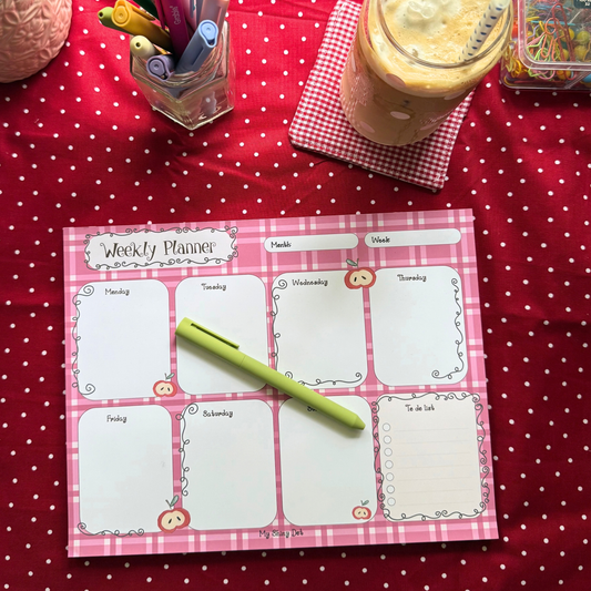 Sweet Apple Weekly Planner