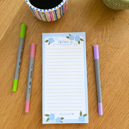 Hydrangeas Notepad