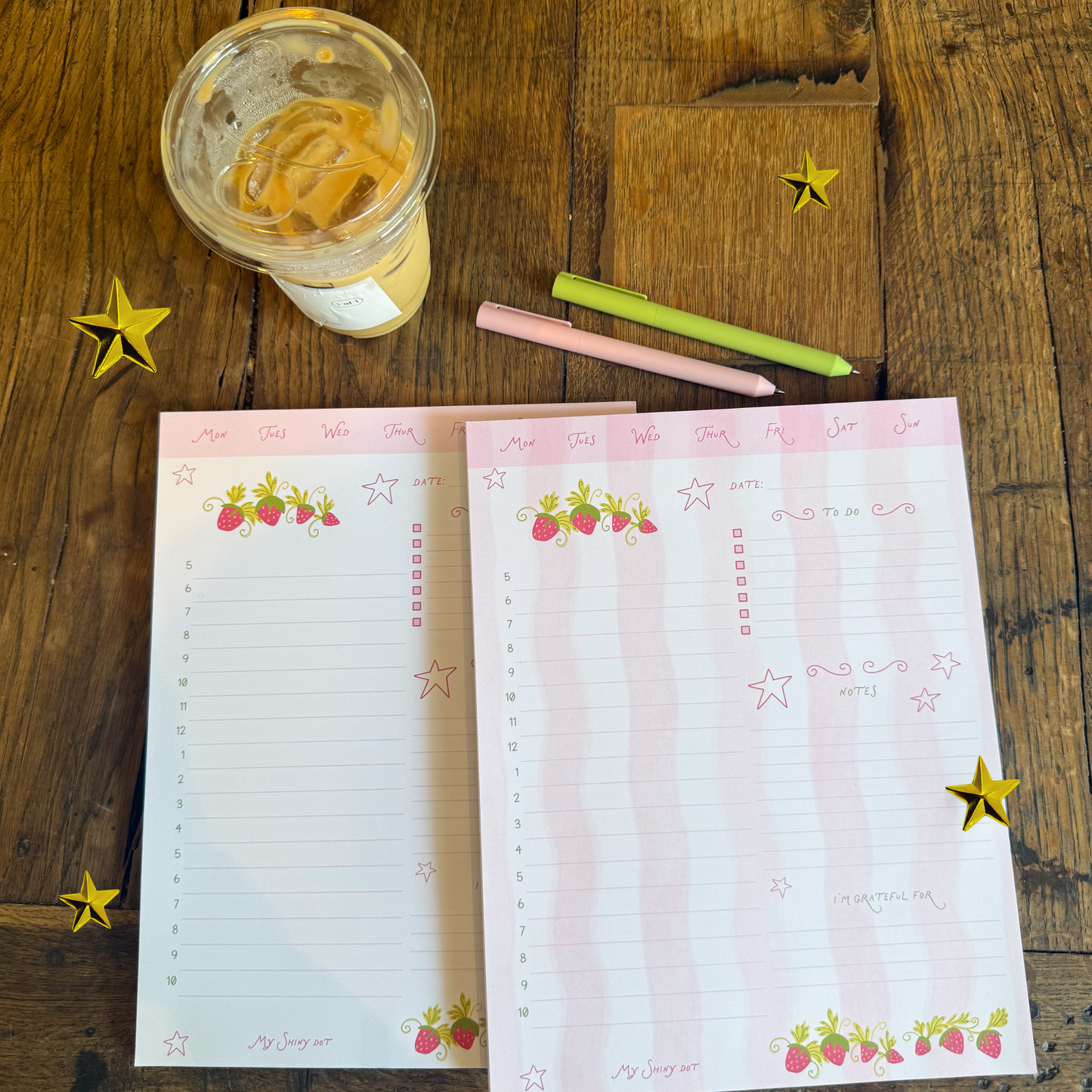 Strawberries Weekly Planner