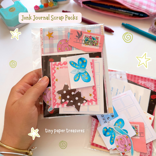 Junk Journal Scrap Packs