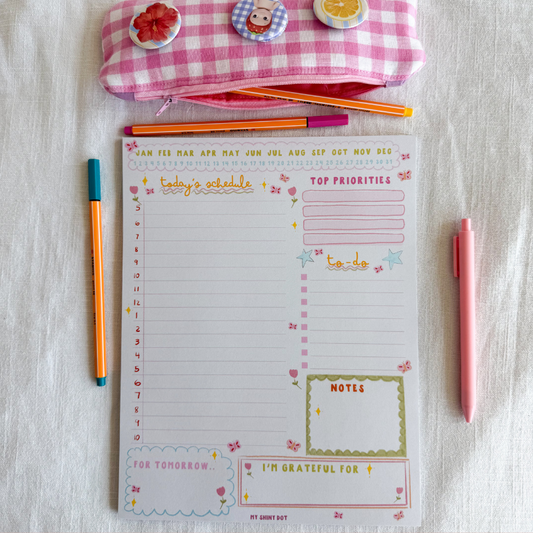 SPRING DAYS DAILY NOTEPAD