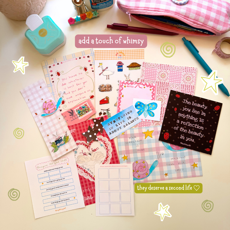 Junk Journal Scrap Packs