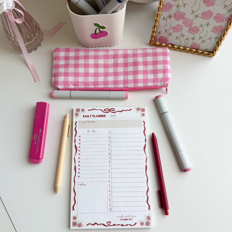 Whispers of Love Daily Planner Notepad