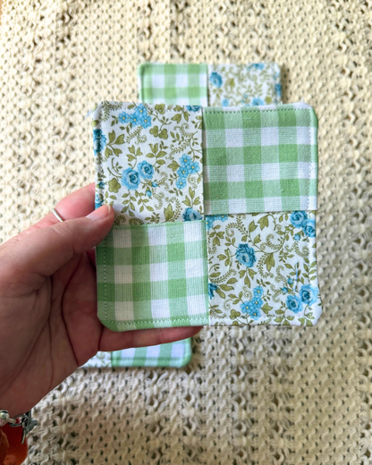 Handmade Patchwork Fabric Coasters