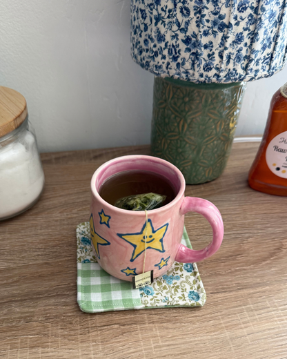 Handmade Patchwork Fabric Coasters